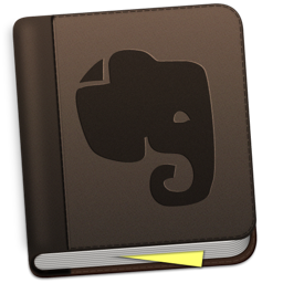 Evernote Light Brown Icon 256x256 png